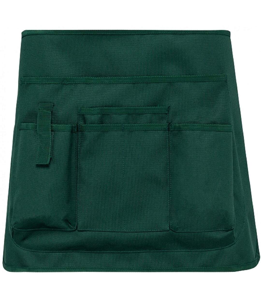Tablier court de jardinage - Unisexe - WK841 - vert bouteille-1