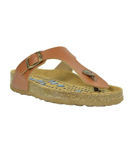 Sanosan Womens/Ladies Siete Lunas Geneve Leather Sandals (Brown) - UTBS3038