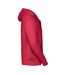 Russell Mens Authentic Full Zip Hooded Sweatshirt/Hoodie (Classic Red)
