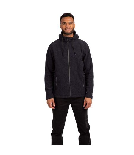 Mens Sheelane Marl Fleece Jacket Black Trespass