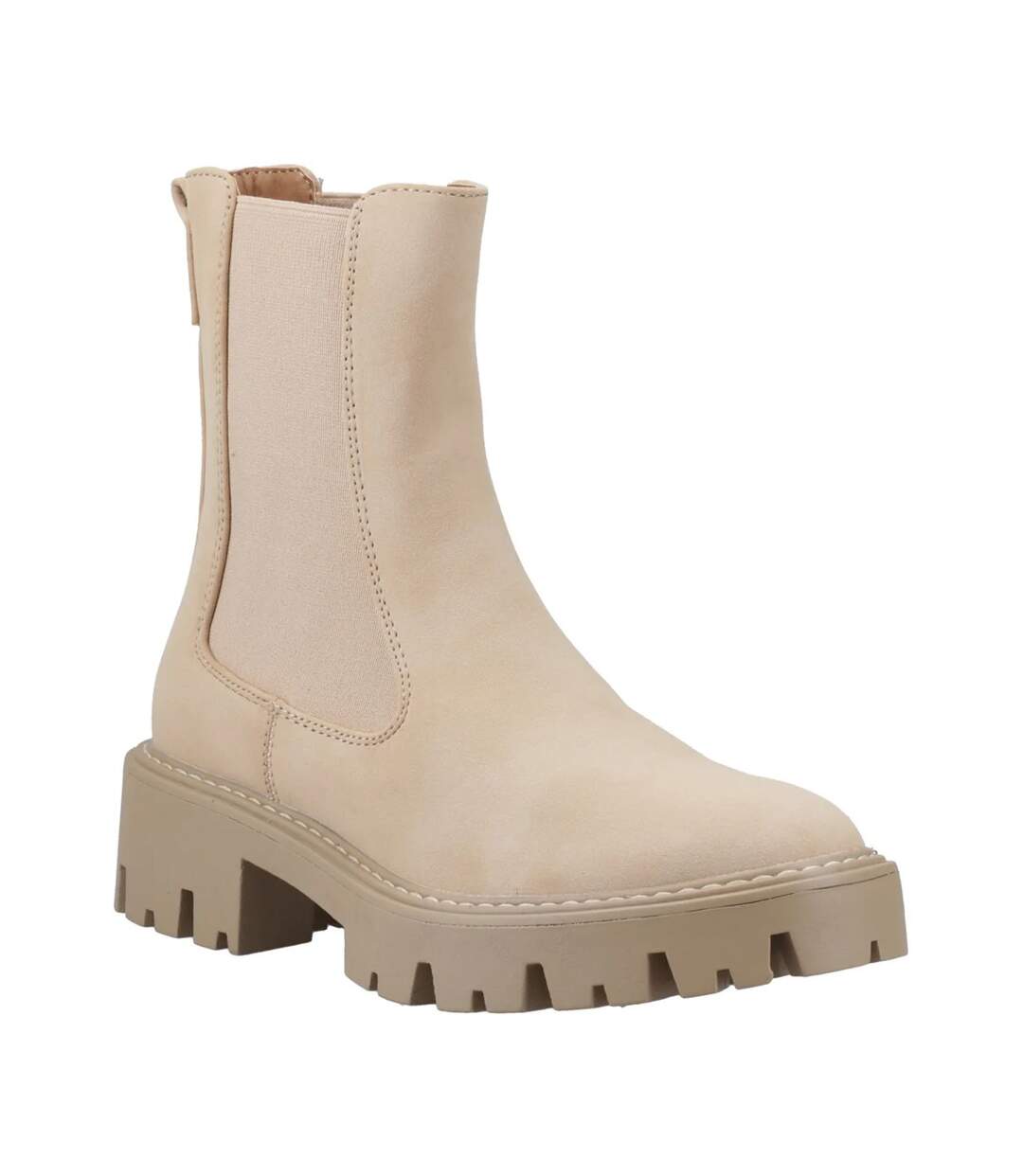 Bottes Mi-mollet Betty-1 Femme Brun-beige Only-1
