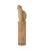 Statue Déco sur Socle Éléphant 52cm Naturel-1