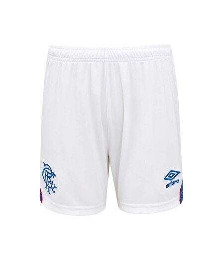 Unisex Adult 2025/2026 Rangers Fc Football Shorts White Blue Umbro