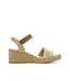 Sandales beige femme tommy hilfiger webbing wedge-2