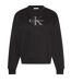 Womens/ladies Logo Long-sleeved Sweatshirt Black Calvin Klein-2