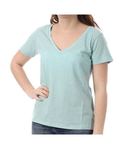 T-shirt bleu femme teddy smith narcisse - xs