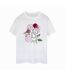 Disney Femme/Les femmes 101 Dalmatians Flowers Coton Boyfriend T-Shirt (Blanc) - UTBI26083-1