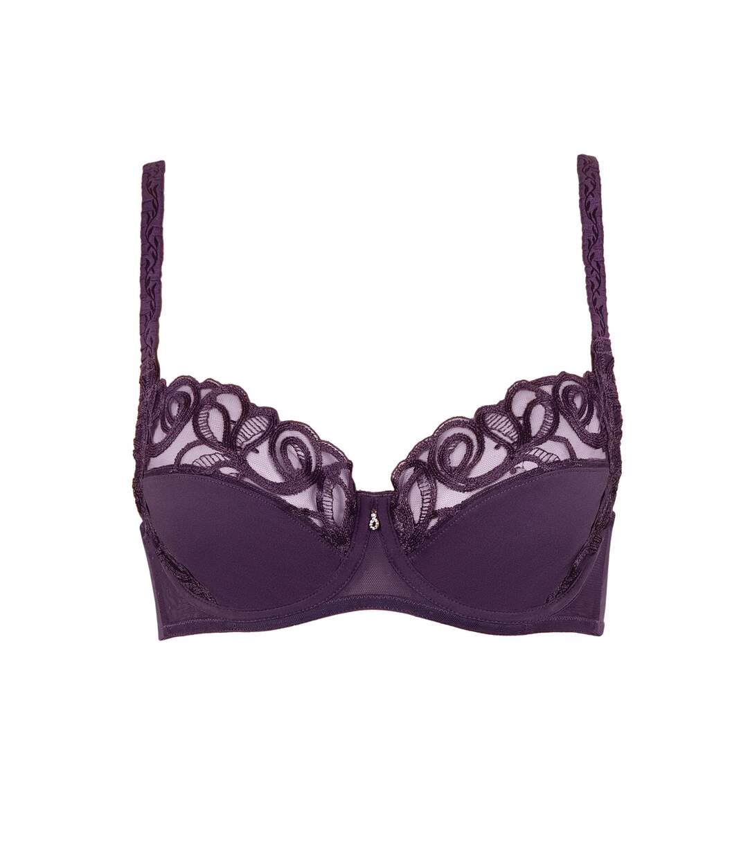 Soutien-gorge armaturé Emanuelle Lisca prune-3