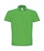 Mens id.001 cotton polo shirt real green B&C