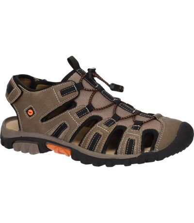 Hi-Tec Mens Cove Sport Sandals (Taupe/Burnt Orange) - UTFS10643
