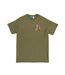 T-shirt Motif/style Logo Aard-man Adulte Vert Kaki Aardman-1