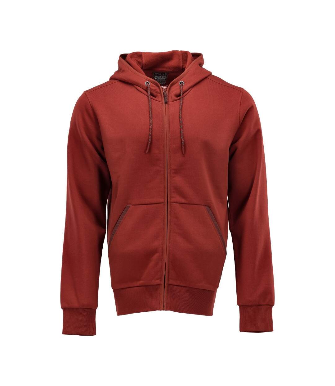 Veste À Capuche Motif/style Uni Adulte Rouge Automne Mascot-1