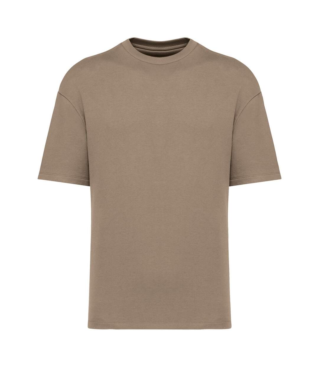 Mens french terry t-shirt wet sand Native Spirit-1