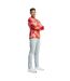 Mens 2023/24 Pre Match Fc Bayern Munich Top Red White Adidas-1