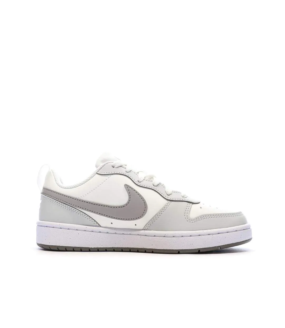 Baskets blanc/gris femme nike court borough low-2