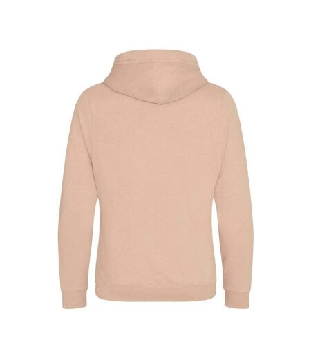 Hoods Mens Cross Neck Hoodie Nude AWDis