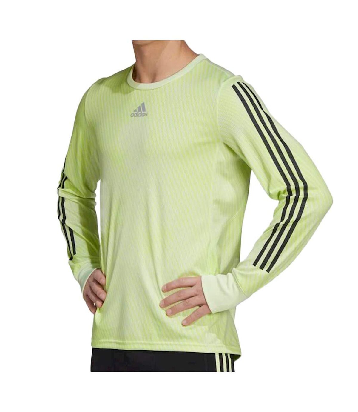 Maillot de sport Vert Homme Adidas Btn Ls