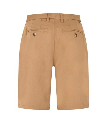 Mens Alscot Cotton Blend Chino Shorts Tan Ted Baker