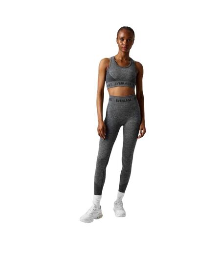Legging Motif/style Sans Coutures Femme Charbon Chiné Everlast