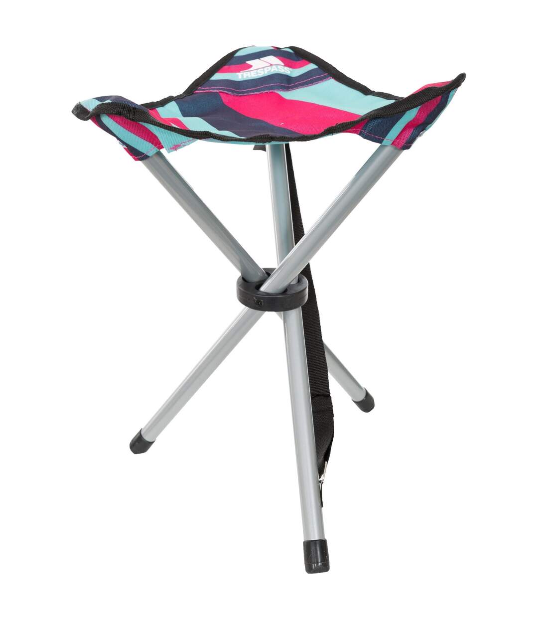Trespass Ritchie Tripod Camping Stool/Chair (Tropical Stripe) (One Size) - UTTP520-1