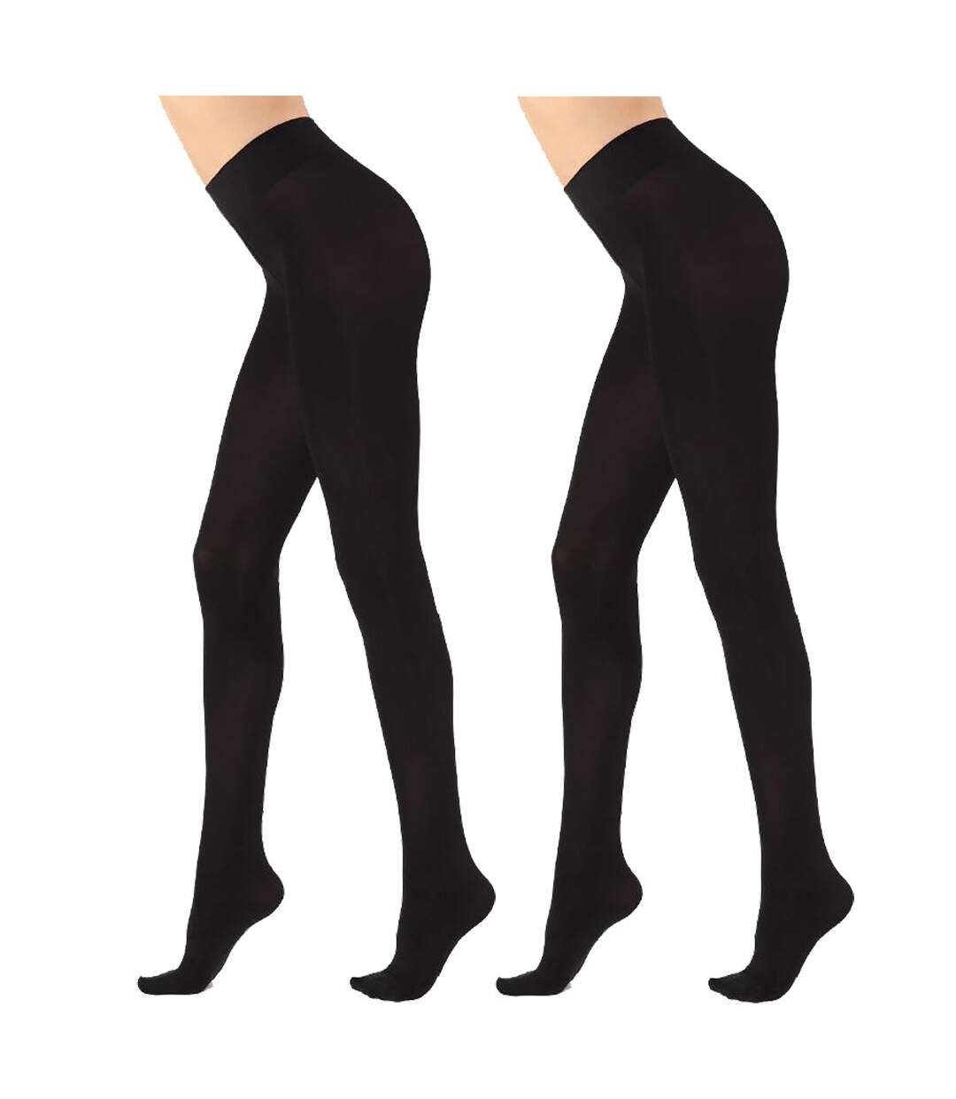 Collant Femme Confort et Qualité INFINITIF Pack de 2 Collants Opaque 50D INFINITIF