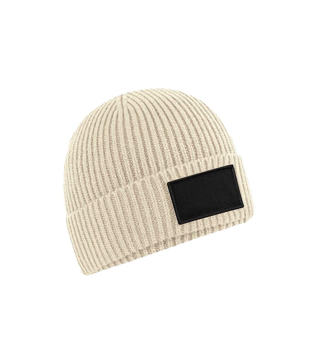 Bonnet fashion blanc cassé / noir Beechfield