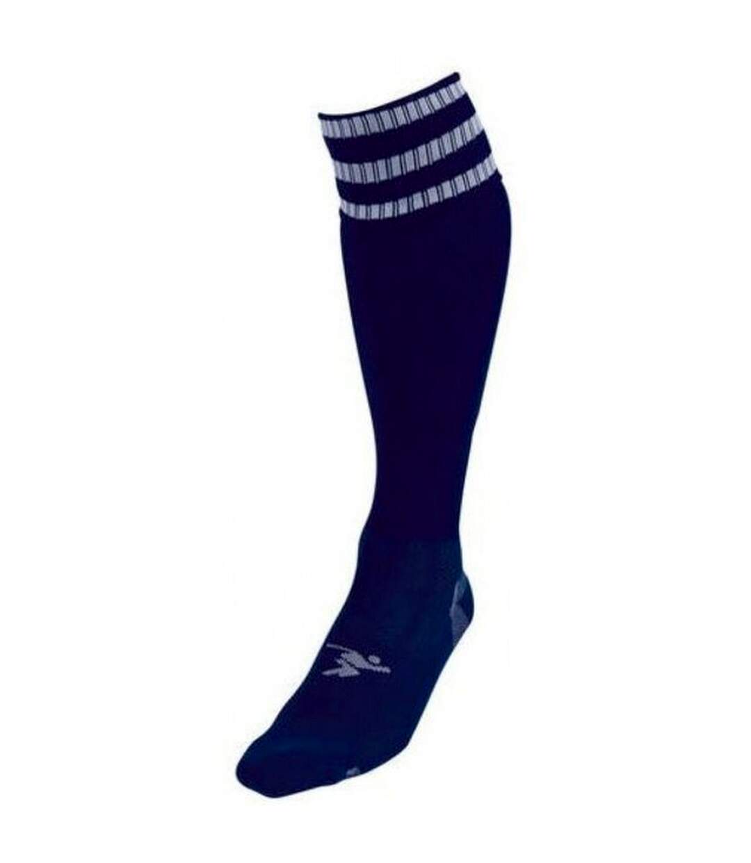 Chaussettes de football pro adulte bleu marine / blanc Precision