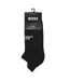 Pack Of 2  Mens Iconic Trainer Socks  Black Boss-3