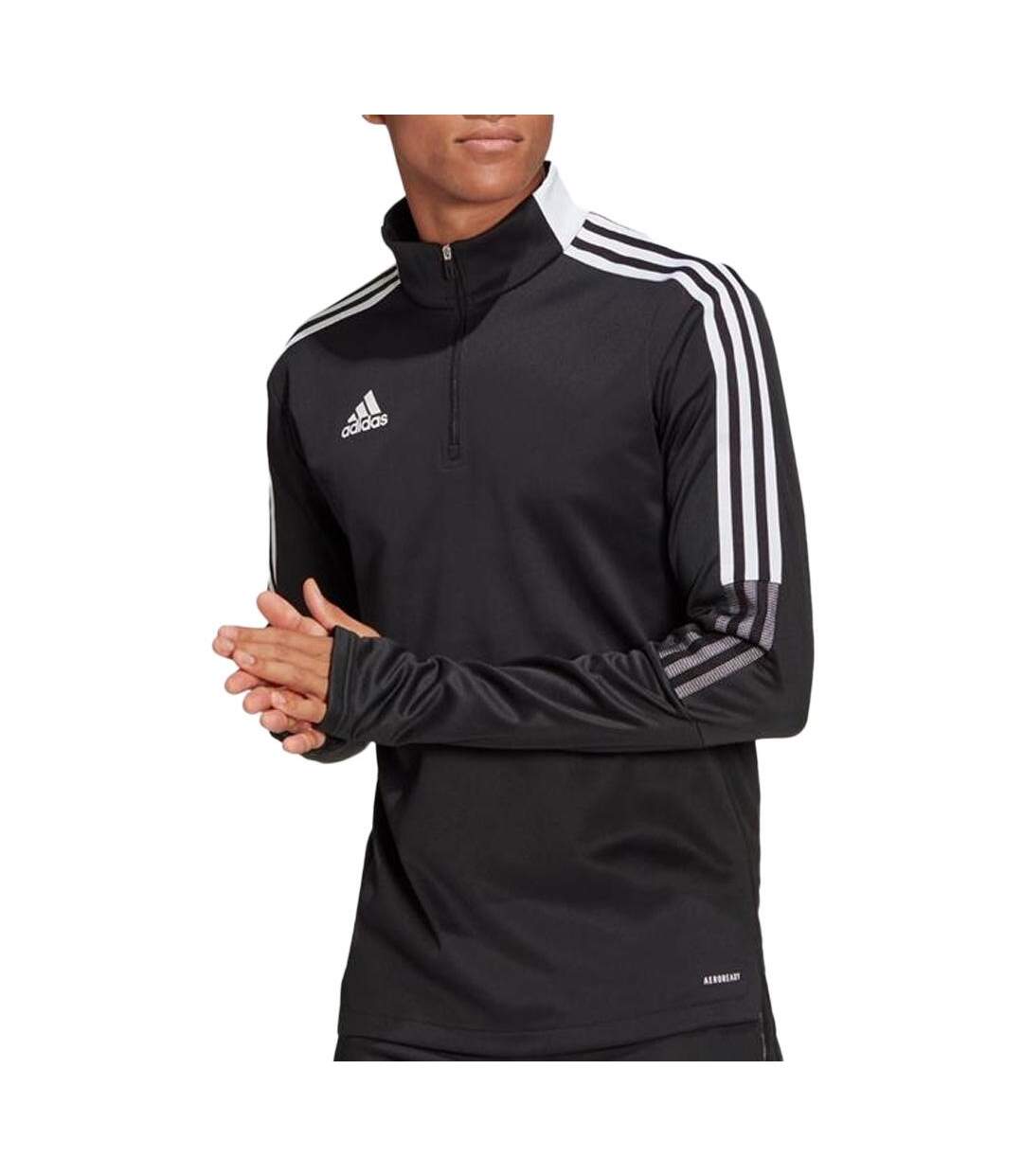 Sweat noir homme adidas tiro21-1