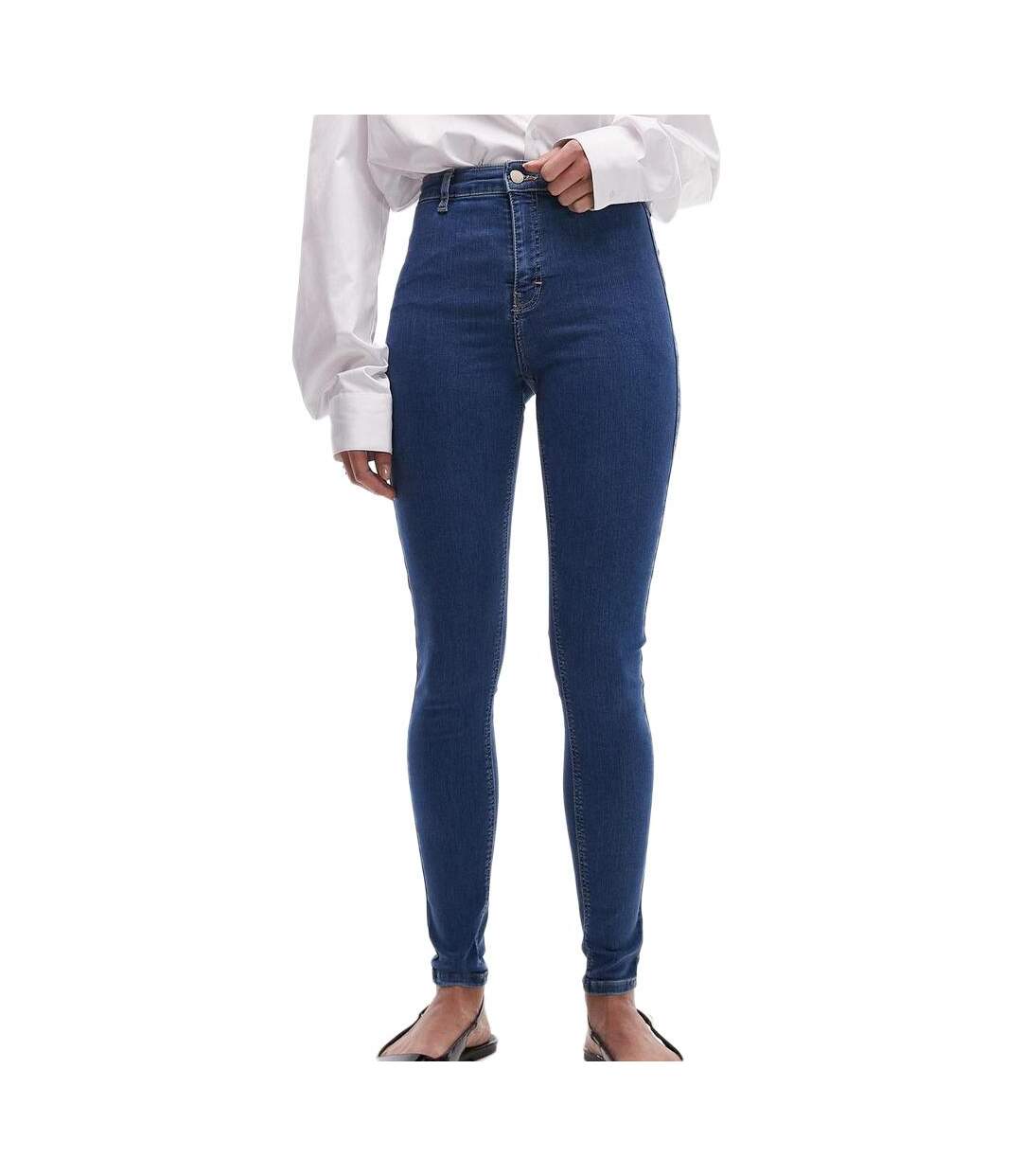 Jean bleu femme topshop joni hr skinny-1