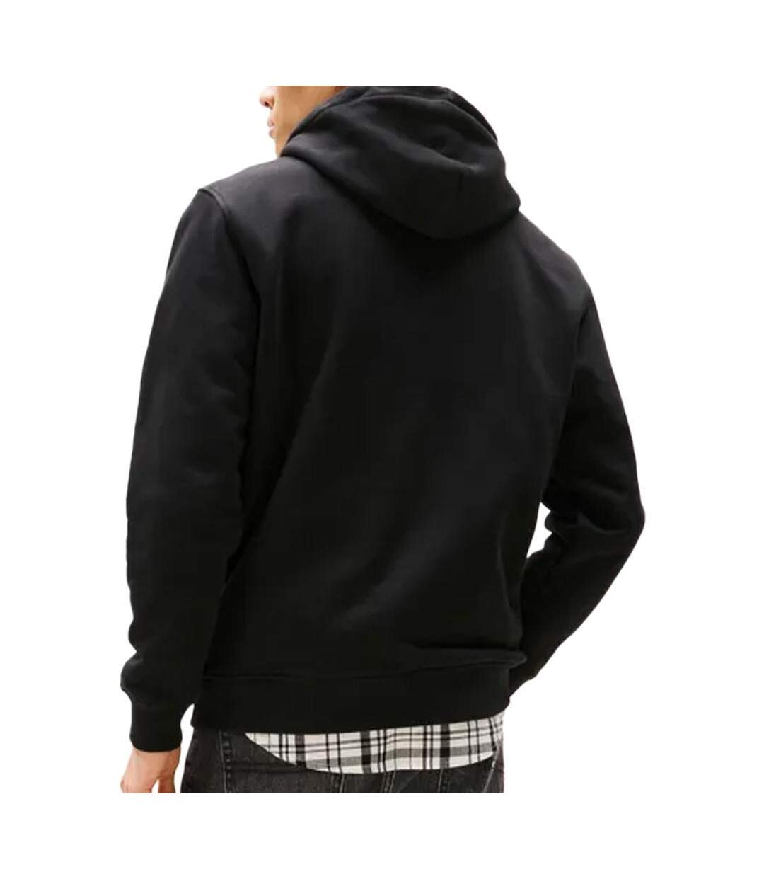 Sweat à capuche noir homme tommy hilfiger tjm reg badge-2