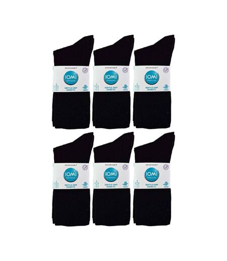 2 Pack Mens Diabetic Bamboo Extra Wide NON ELASTIC Socks