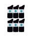 2 Pack Mens Diabetic Bamboo Extra Wide NON ELASTIC Socks-2