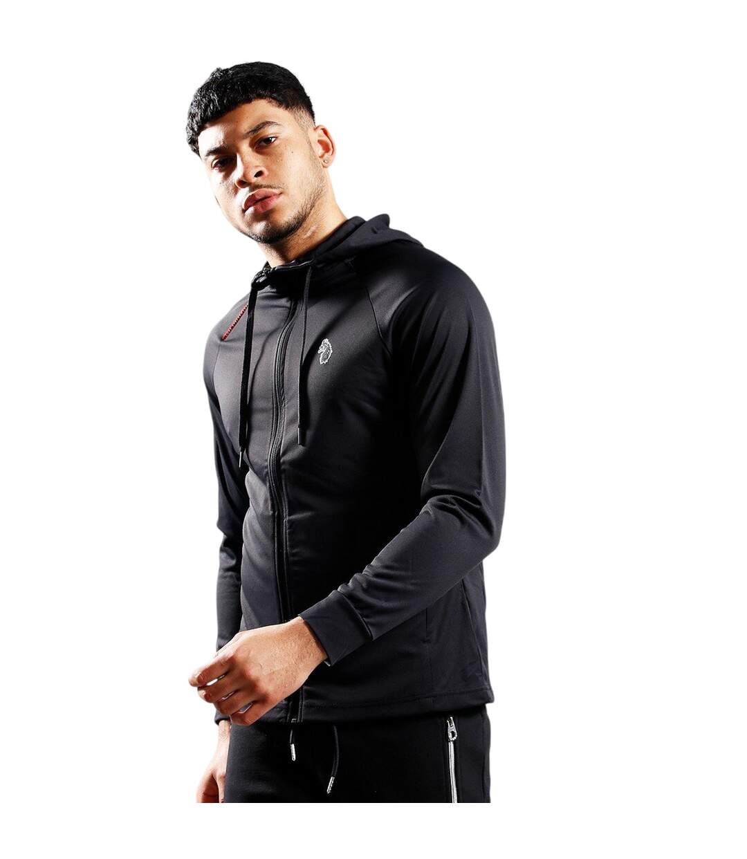 Mens Raglan Sweatshirt Jet Black Luke-4