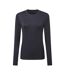 T-shirt Femme Bleu Marine Français TriDri-1