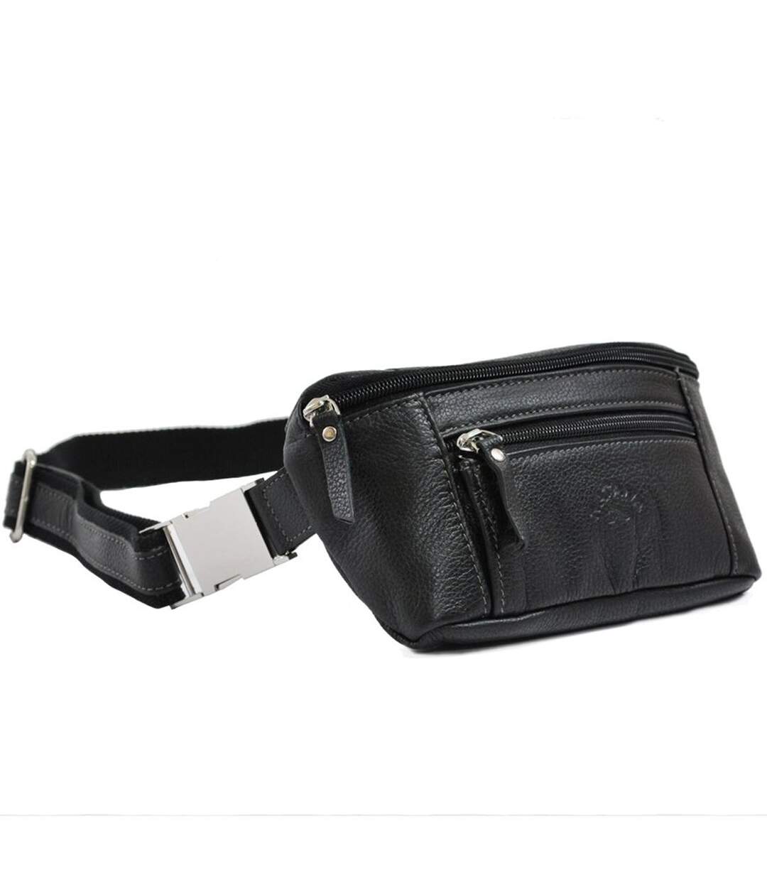 Katana - Sac ceinture en cuir - noir - 6324-1