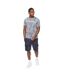 Short À Poches Motif/style Camouflage Bardon Homme Bleu Marine Camouflage Crosshatch-4