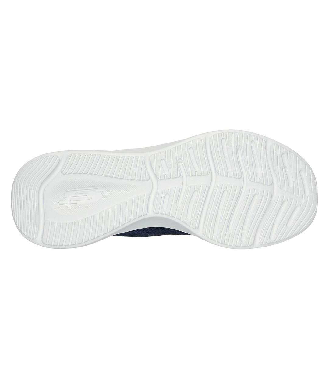 Womens/ladies Skech-lite Pro Natural Trainers Navy Skechers-4