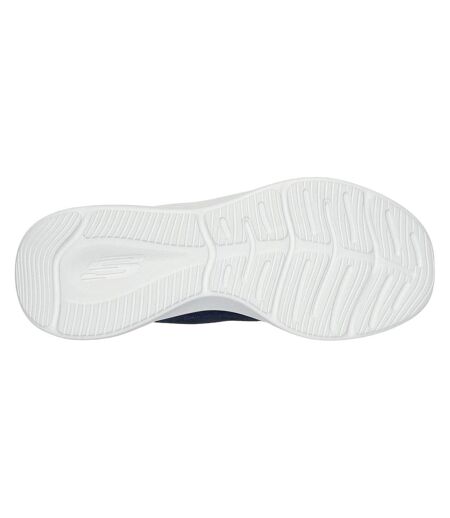 Womens/ladies Skech-lite Pro Natural Trainers Navy Skechers