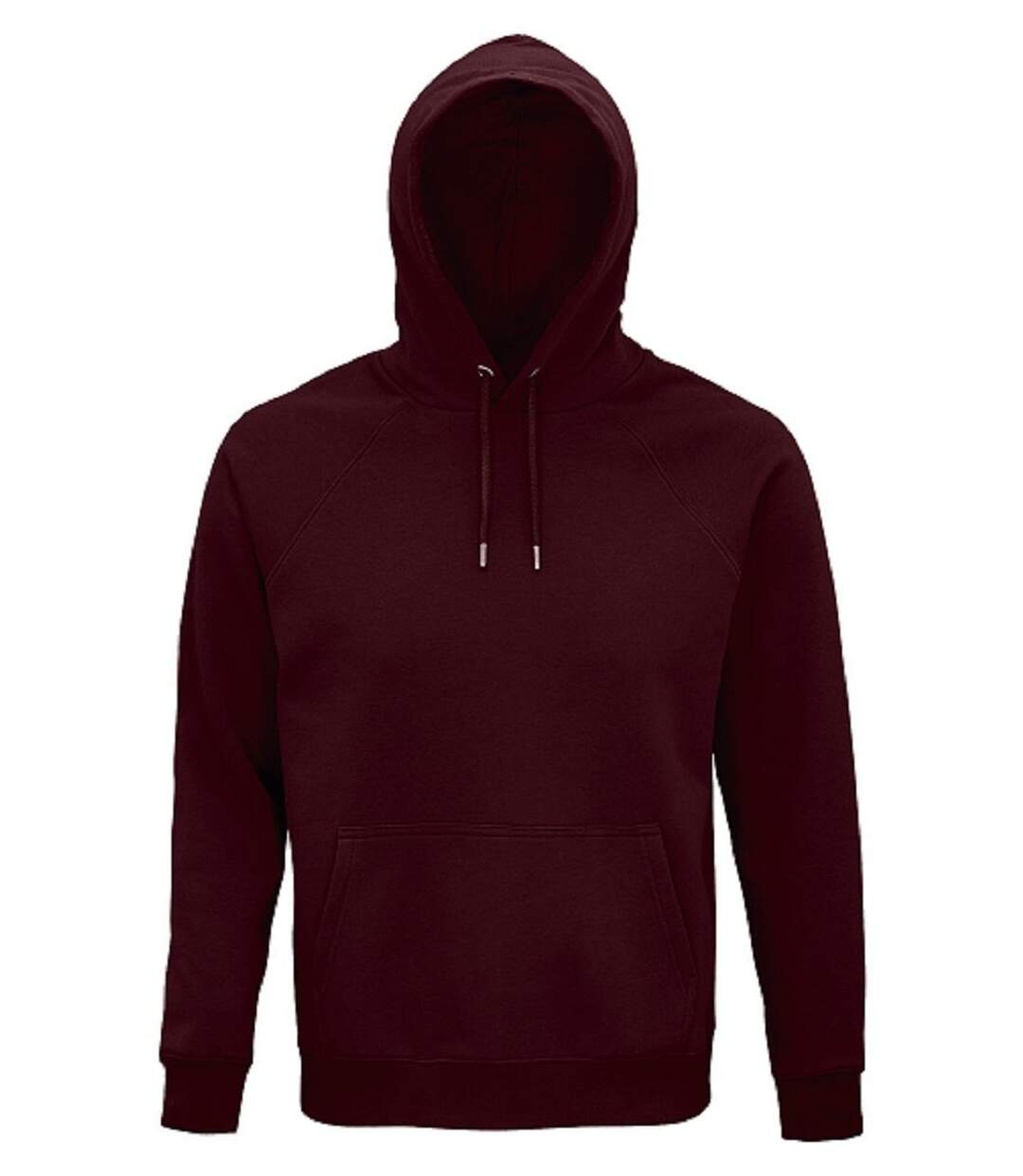 Sweat shirt à capuche poche kangourou - Unisexe - 03568 - rouge bordeaux-1