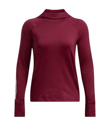 Womens/ladies Hooded Regular Running Drawstring Hoodie Red Under Armour