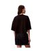 Womens/ladies Oversized Crop T-shirt Black Calvin Klein-3