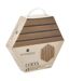 Lot de 3 Panneaux Déco Hexagonal Colva 30x26cm Marron-4
