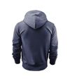 James Harvest Mens Parkwick Hooded Jacket (Dark Blue Melange)