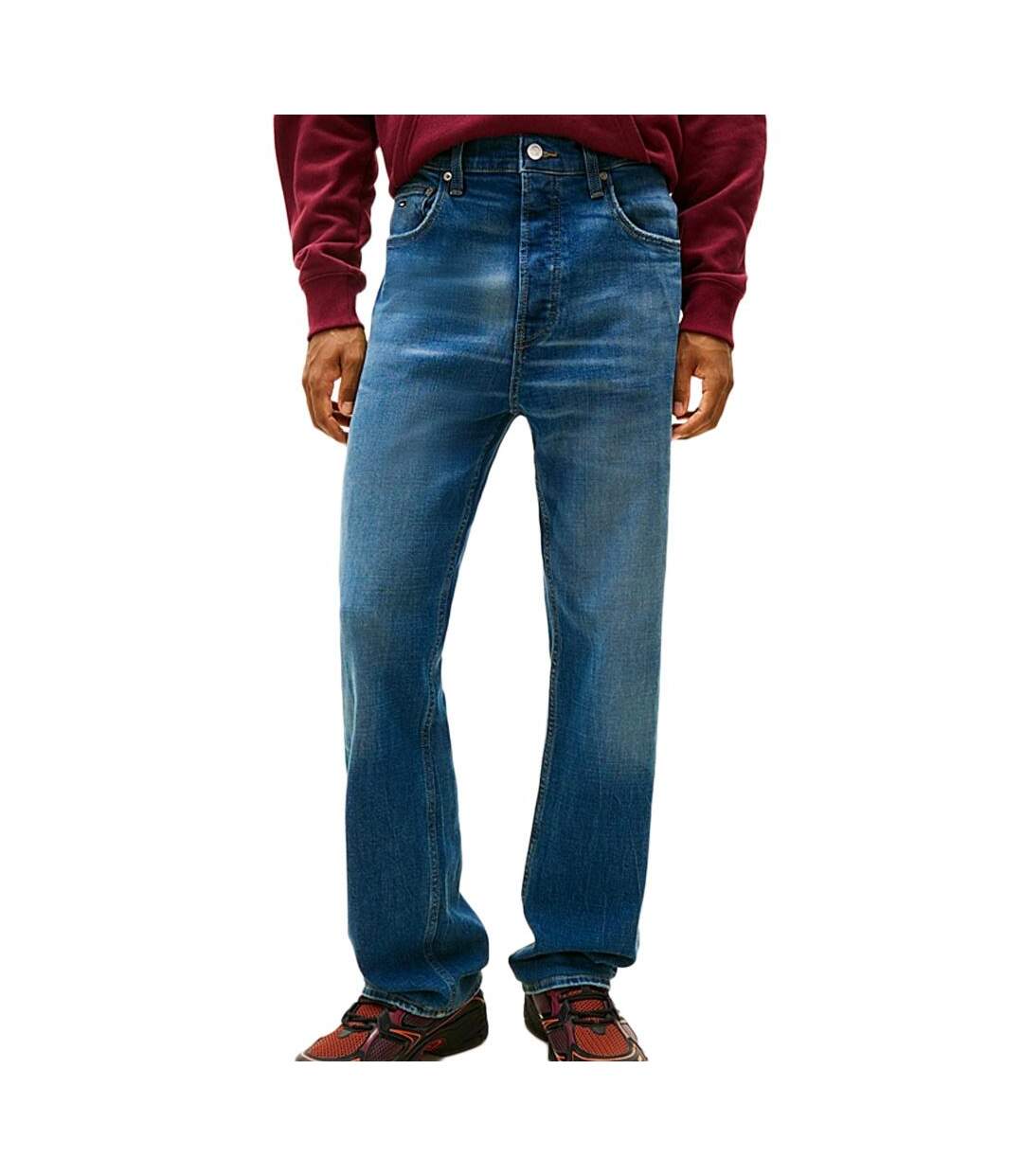 Jean droit bleu homme tommy hilfiger otis regular-1