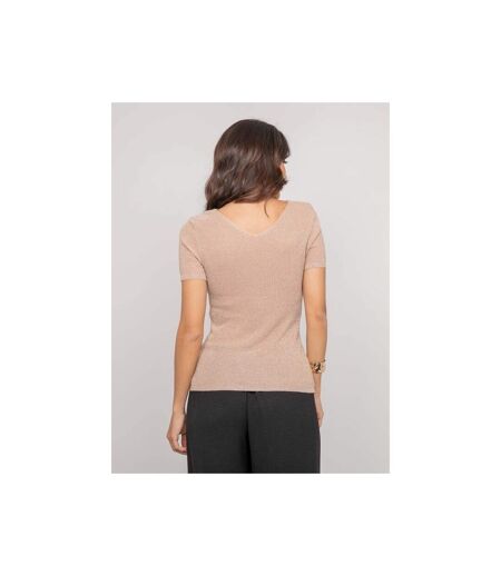 Top manches courtes lurex FEPALA - Dona X Lisa