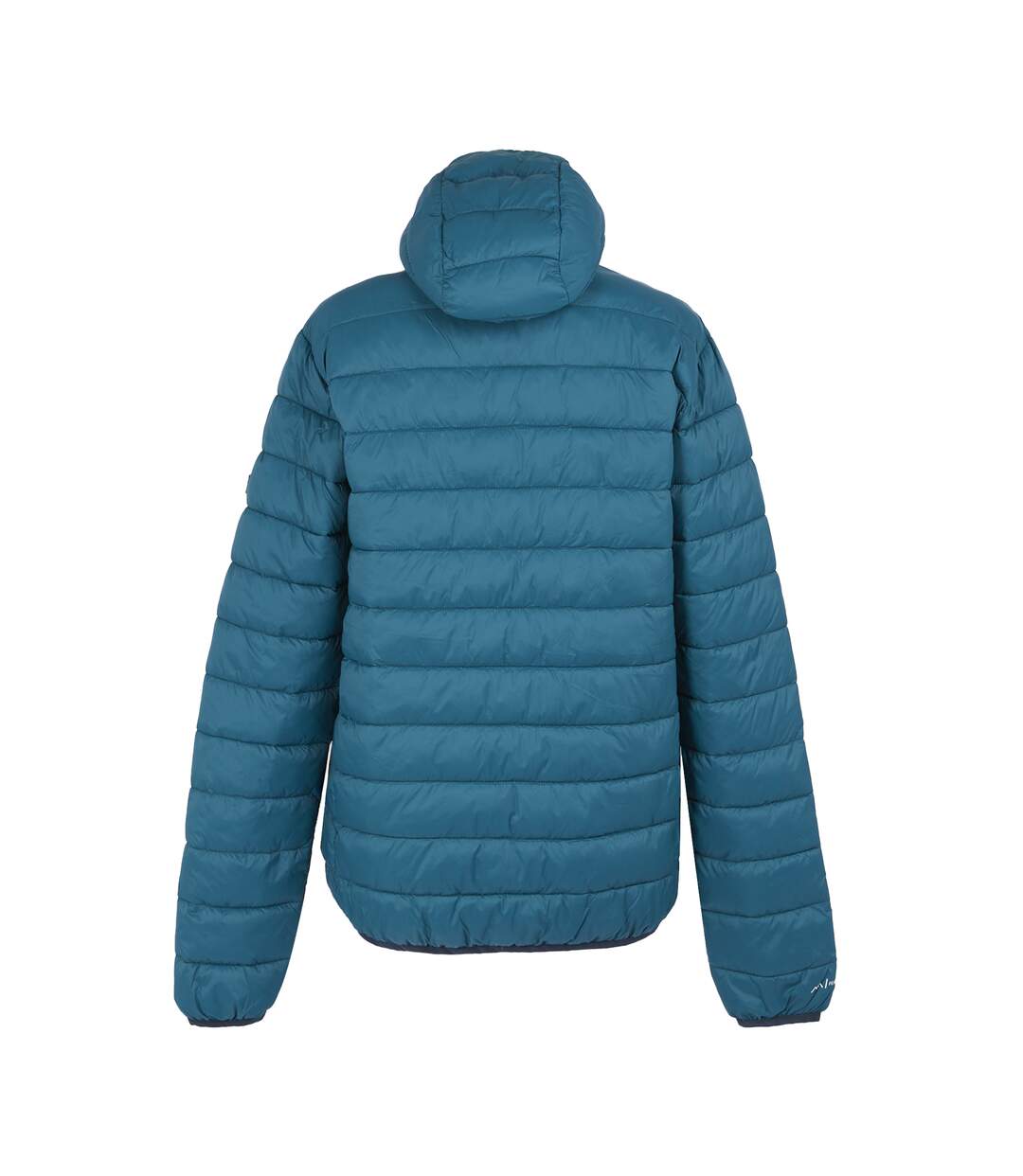 Mens marizion baffled hooded padded jacket moroccan blue/fox Regatta