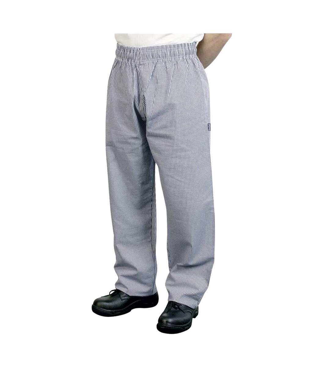 BonChef - Pantalon de cuisinier - Homme (Bleu roi / blanc) - UTAB239-1