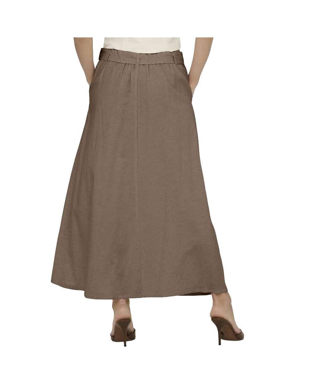 Jupe taupe femme jdy milan-2