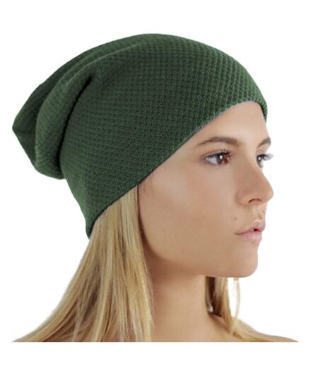Bonnet Gaufré Snobby Mixte Olive Atlantis